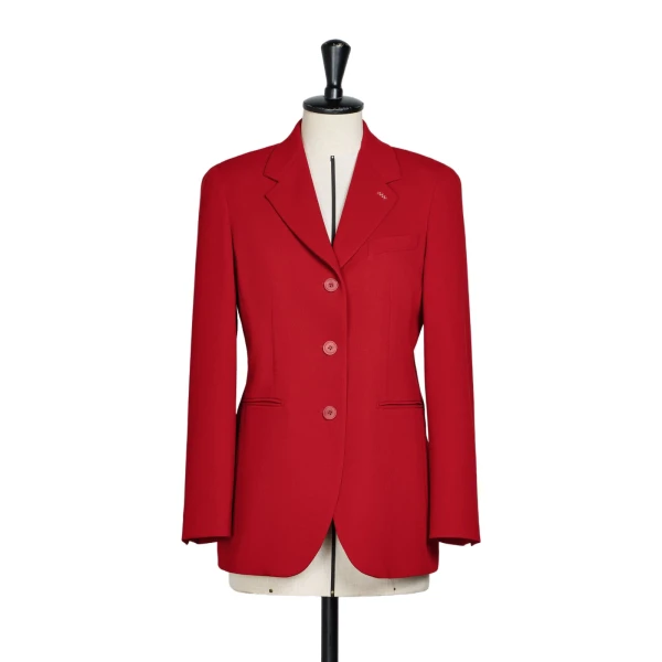 Lampada Wool Cady Blazer in Red