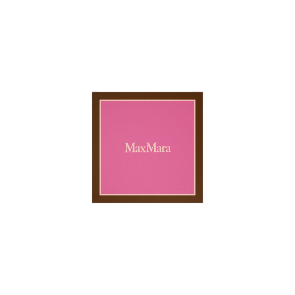 Max Mara Lampara Printed Silk Pocket Square in Antique Rose | Scarves | Luxury Shoes 