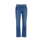 Max Mara Lana Slim Cropped Stretch Denim Jeans in Navy | Denim | Luxury Shoes 