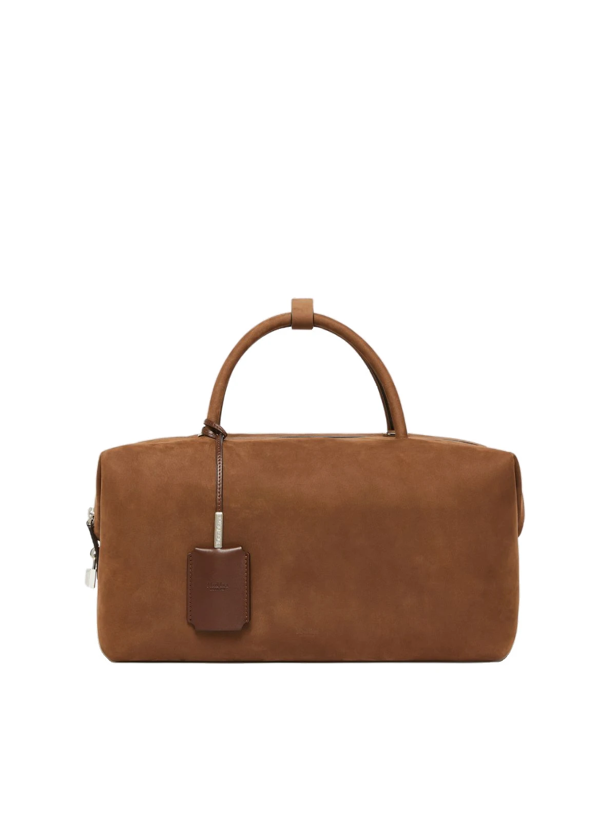Max Mara Large Nubuck Leather Boston Bag in Cocoa Max Mara Large Nubuck Leather Boston Bag in Cocoa | Totes & Top-Handle Bags | Luxury Shoes