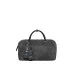 Max Mara Large Teddy Boston Bag in Medium Grey | Totes & Top-Handle Bags | Luxury Shoes 