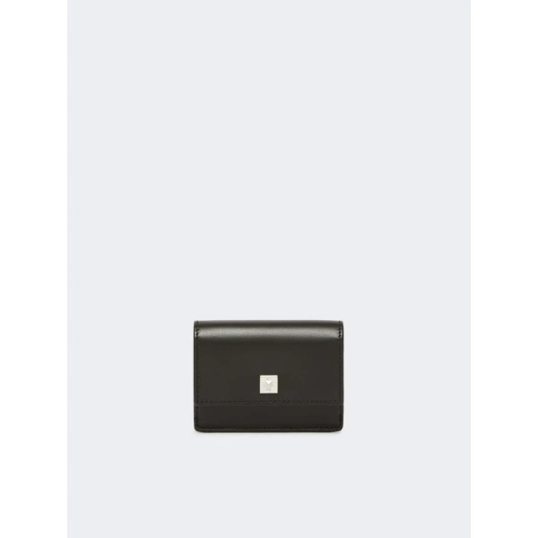 Max Mara Leather Coin Purse in Black | Wallets & Purses | Luxury Shoes 