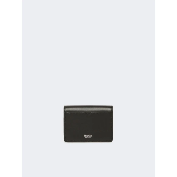 Max Mara Leather Coin Purse in Black | Wallets & Purses | Luxury Shoes 