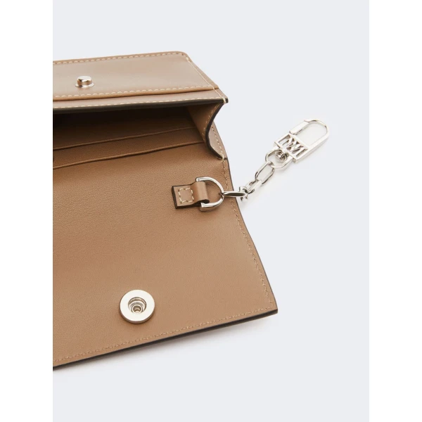 Max Mara Leather Coin Purse in Mud | Wallets & Purses | Luxury Shoes 