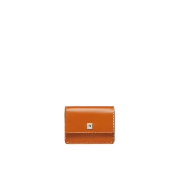 Max Mara Leather Coin Purse in Rust | Wallets & Purses | Luxury Shoes 