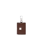 Max Mara Leather Earphone Pouch in Cocoa | Wallets & Purses | Luxury Shoes 