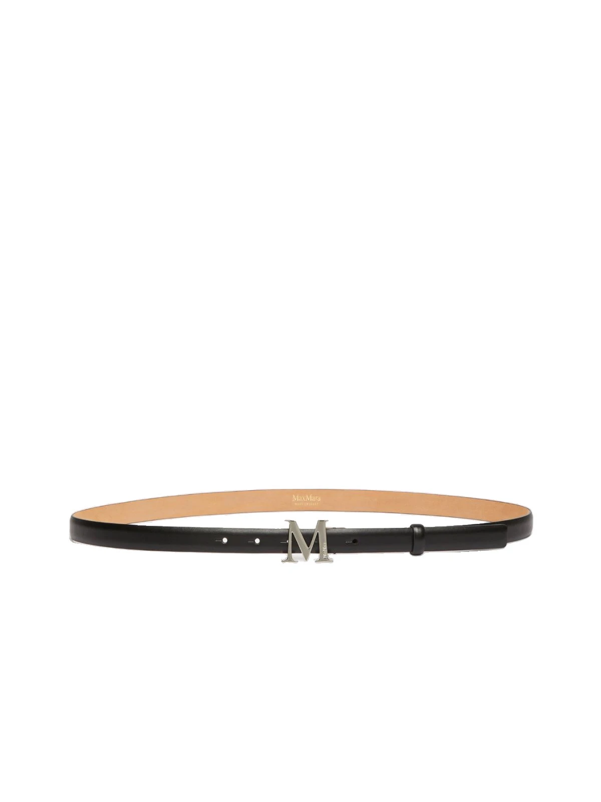 Max Mara Leather Monogram Trouser Belt in Black Max Mara Leather Monogram Trouser Belt in Black | Belts | Luxury Shoes