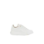 Max Mara Leather Trainers in Optical White | Sneakers | Luxury Shoes 