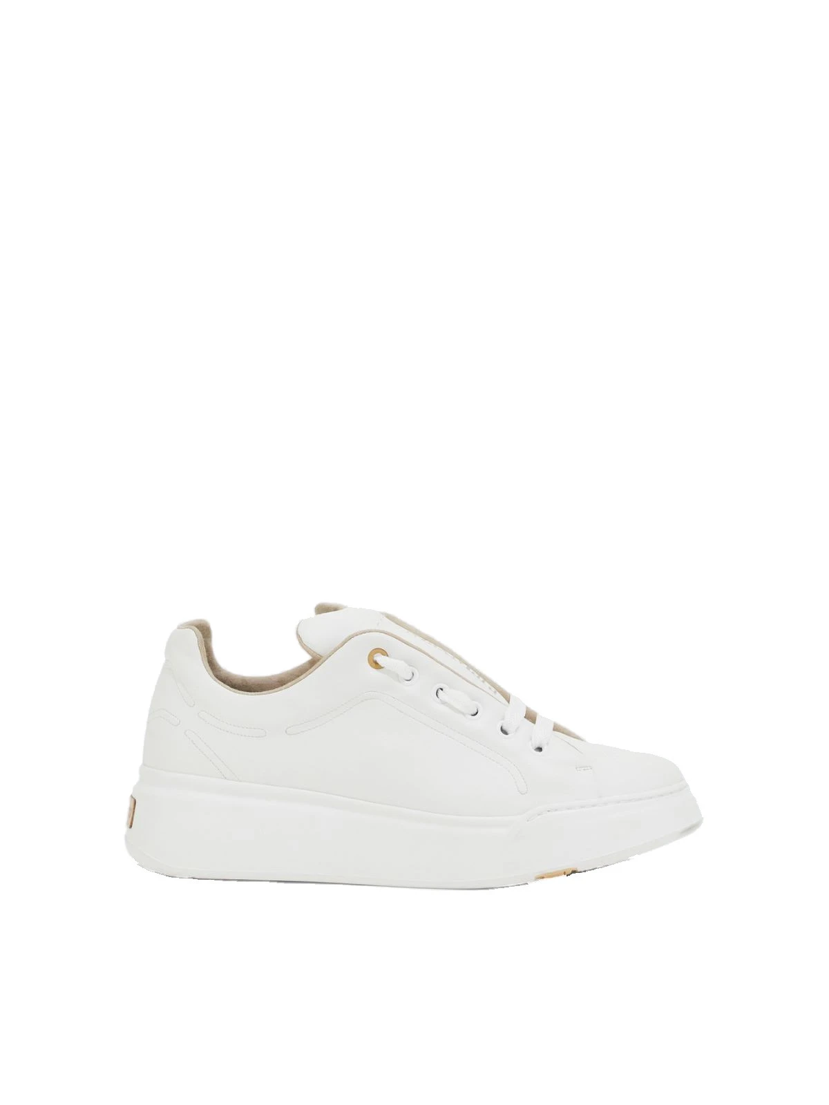Max Mara Leather Trainers in Optical White Max Mara Leather Trainers in Optical White | Sneakers | Luxury Shoes