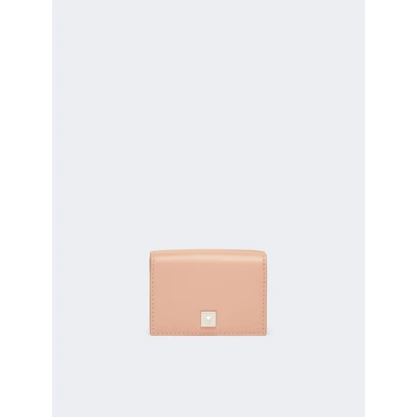 Max Mara Leather Tri-Fold Purse in Pink | Wallets & Purses | Luxury Shoes 