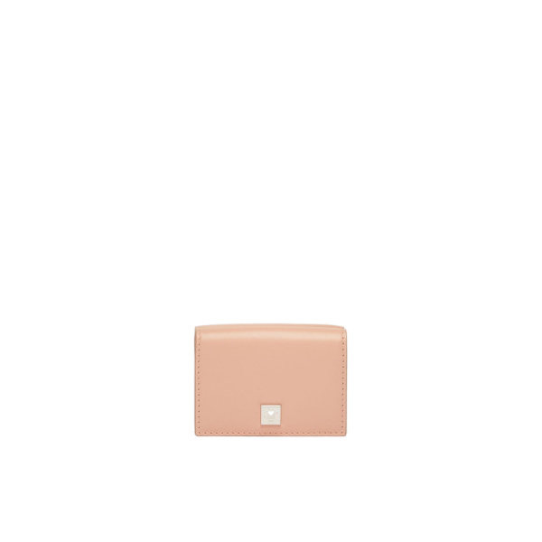 Max Mara Leather Tri-Fold Purse in Pink | Wallets & Purses | Luxury Shoes 