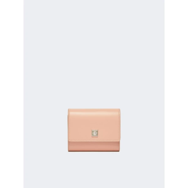 Max Mara Leather Tri-Fold Wallet in Pink | Wallets & Purses | Luxury Shoes 