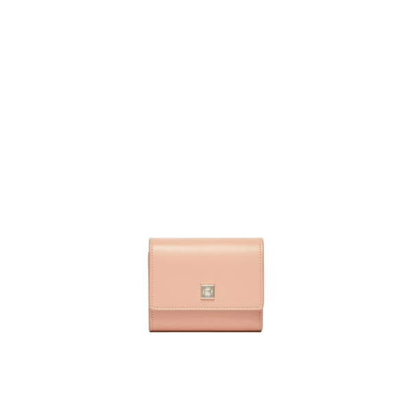 Max Mara Leather Tri-Fold Wallet in Pink | Wallets & Purses | Luxury Shoes 