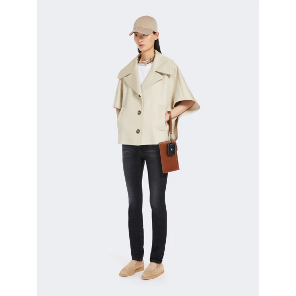 Max Mara Leather Wrist Strap Pouch in Amber Brown | Wallets & Purses | Luxury Shoes 
