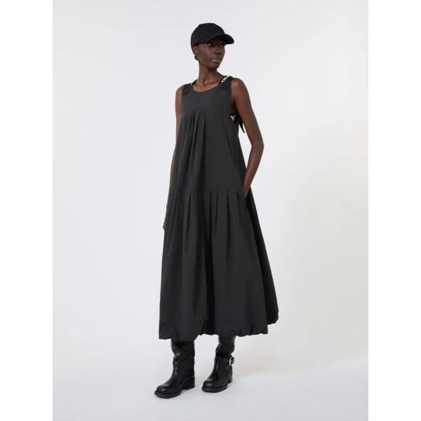 Max Mara Legenda Water-Repellent Canvas Dress in Black | Maxi Dresses | Luxury Shoes 