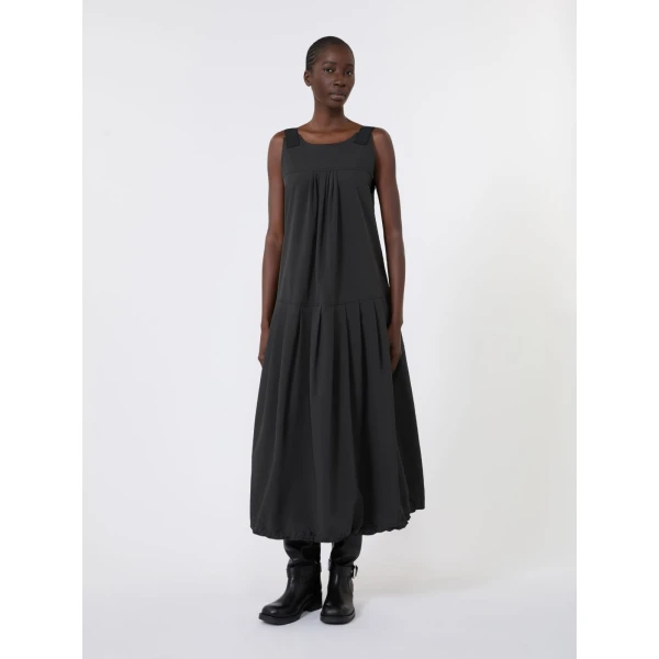 Max Mara Legenda Water-Repellent Canvas Dress in Black | Maxi Dresses | Luxury Shoes 
