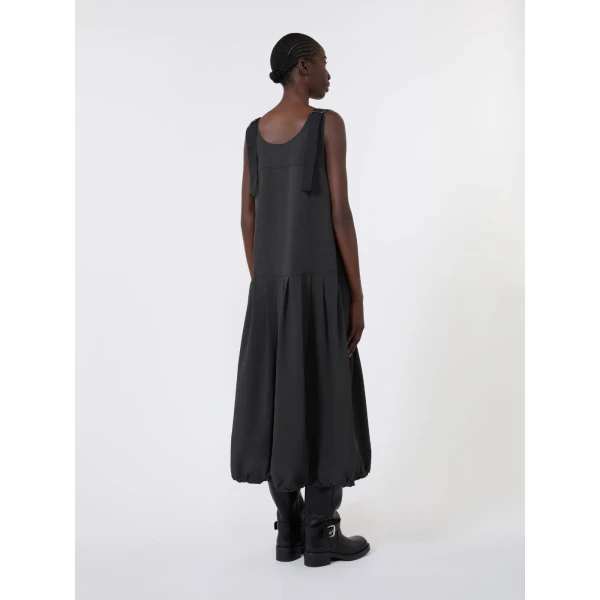 Max Mara Legenda Water-Repellent Canvas Dress in Black | Maxi Dresses | Luxury Shoes 