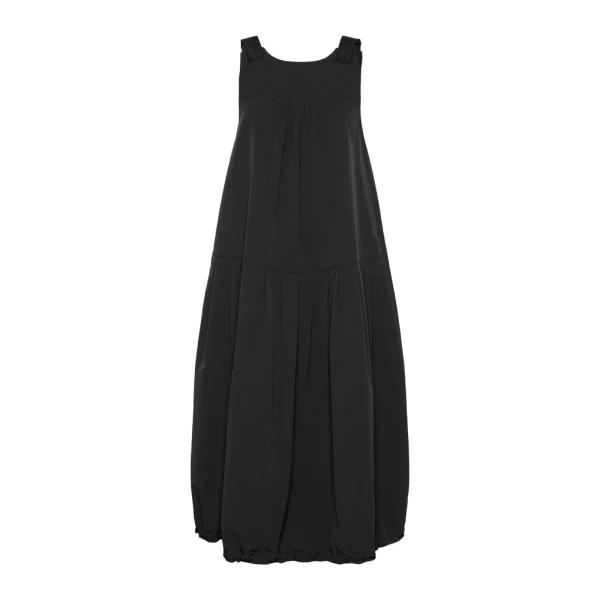 Max Mara Legenda Water-Repellent Canvas Dress in Black | Maxi Dresses | Luxury Shoes 