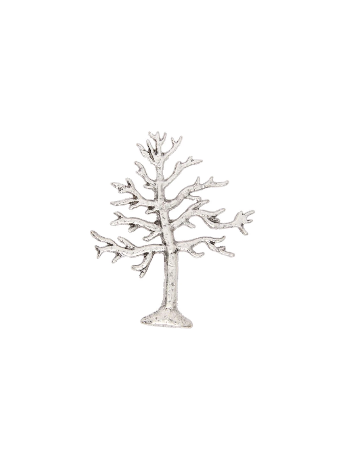 Max Mara Legno Metal Brooch in Silver Max Mara Legno Metal Brooch in Silver | Brooches & Pins | Luxury Shoes