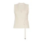 Max Mara Lembo Wool and Cashmere Gilet in Beige | Sweaters | Luxury Shoes 