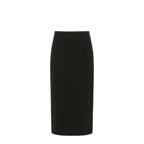 Max Mara Lesena Jacquard Jersey Midi Skirt in Black | Pencil Skirts | Luxury Shoes 