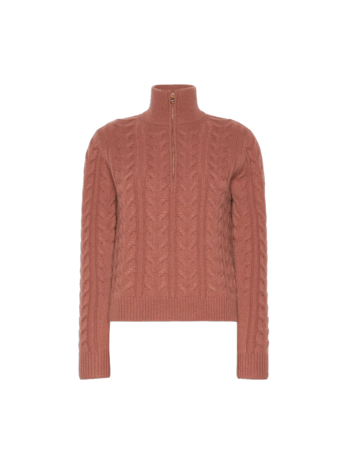 Max Mara Libero Cable-Knit Cashmere Sweater in Antique Rose Max Mara Libero Cable-Knit Cashmere Sweater in Antique Rose | Sweaters | Luxury Shoes