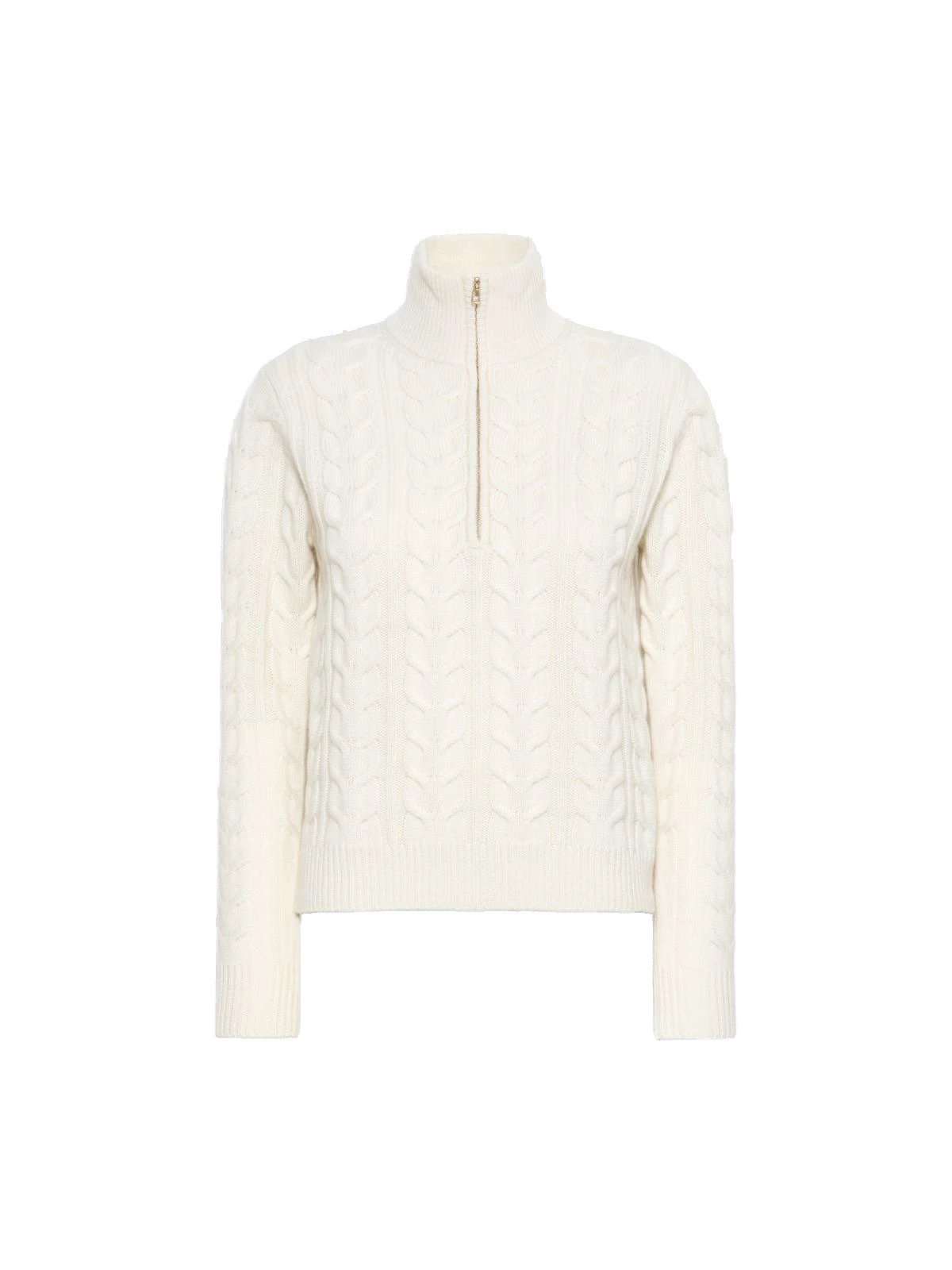 Max Mara Libero Cable-Knit Cashmere Sweater in White Max Mara Libero Cable-Knit Cashmere Sweater in White | Sweaters | Luxury Shoes