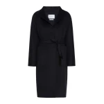 Max Mara Lilia Midi Cashmere Cardigan Coat in Black | Wool Coat | Luxury Shoes 