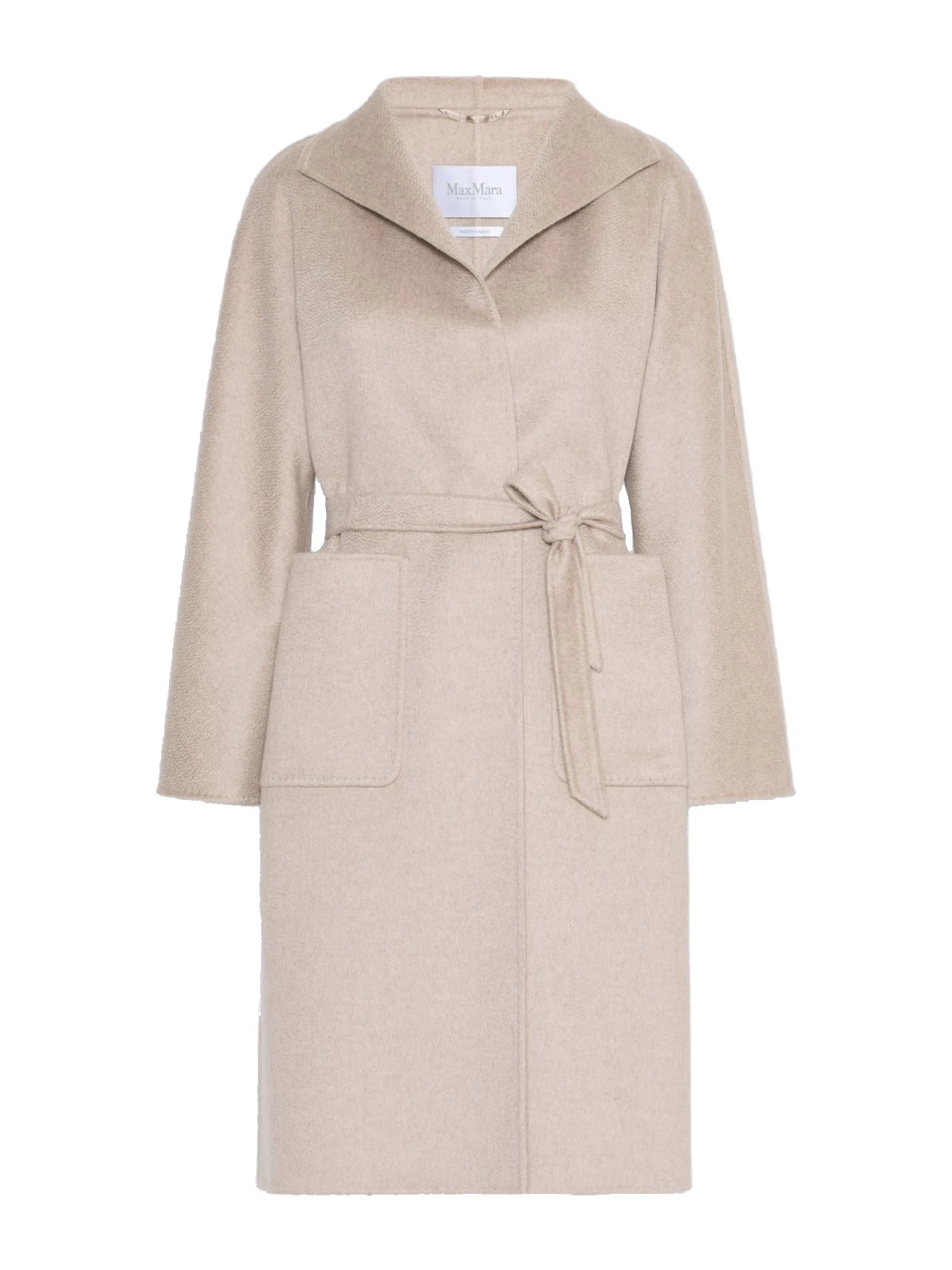 Max Mara Lilia Midi Cashmere Cardigan Coat in Sand Max Mara Lilia Midi Cashmere Cardigan Coat in Sand | Wool Coat | Luxury Shoes