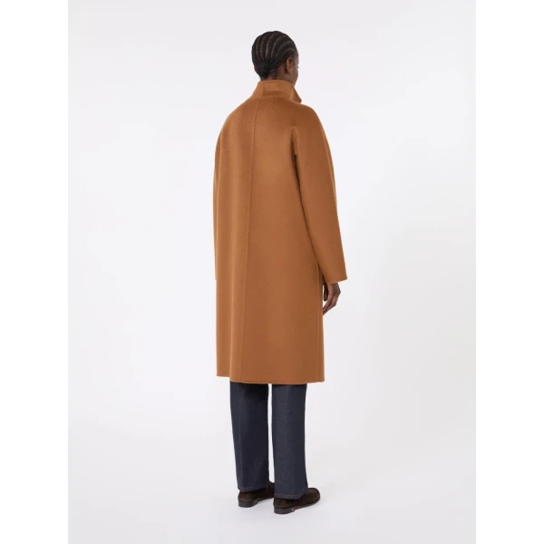 Max Mara Lilia Midi Cashmere Cardigan Coat in Tobacco | Wool Coat | Luxury Shoes 