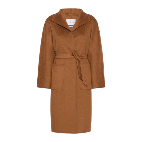 Max Mara Lilia Midi Cashmere Cardigan Coat in Tobacco | Wool Coat | Luxury Shoes 