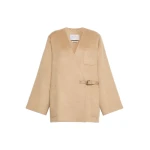 Max Mara Lince Camel and Mohair Cardigan Coat in Camel | Wool Coat | Luxury Shoes 