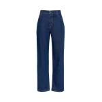 Max Mara Lince Straight-Leg Denim Jeans in Navy | Denim | Luxury Shoes 