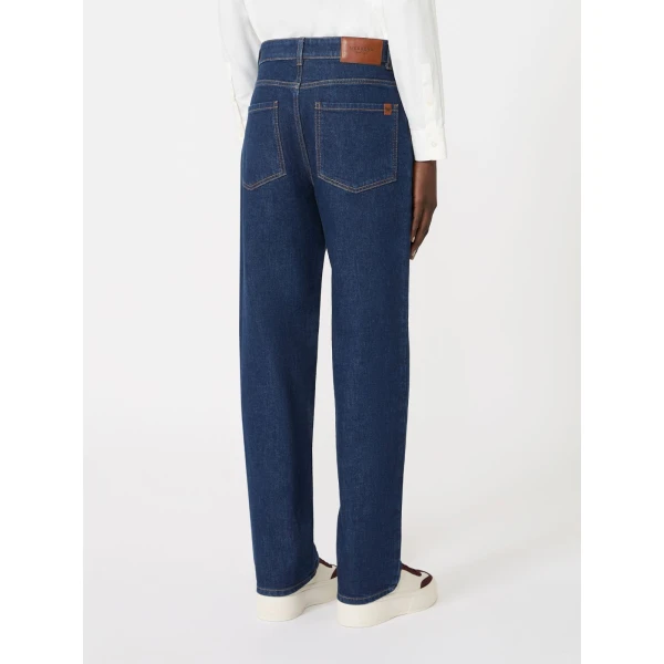 Max Mara Lince Straight-Leg Denim Jeans in Navy | Denim | Luxury Shoes 