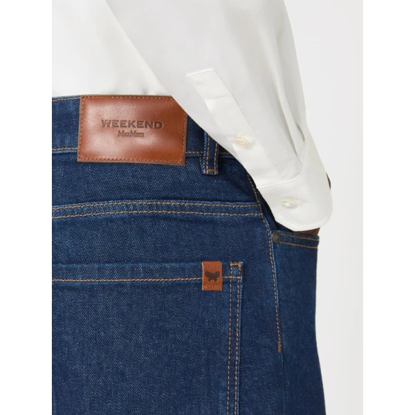 Max Mara Lince Straight-Leg Denim Jeans in Navy | Denim | Luxury Shoes 