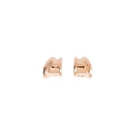 Max Mara Lonza Metal Earrings in Bronze | Earrings | Luxury Shoes 