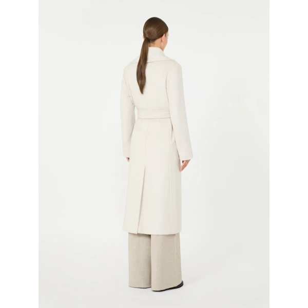 Max Mara Loriana Wool Wrap Coat in Beige | Wool Coat | Luxury Shoes 