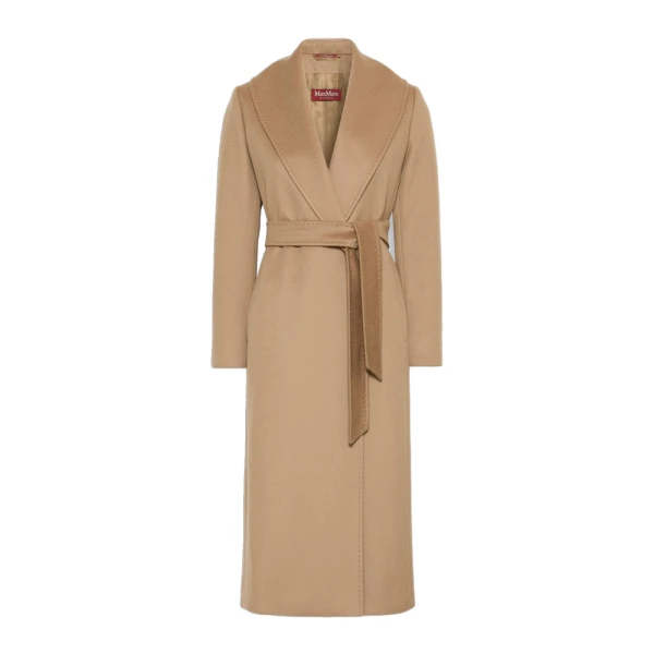 Max Mara Loriana Wool Wrap Coat in Camel | Wool Coat | Luxury Shoes 