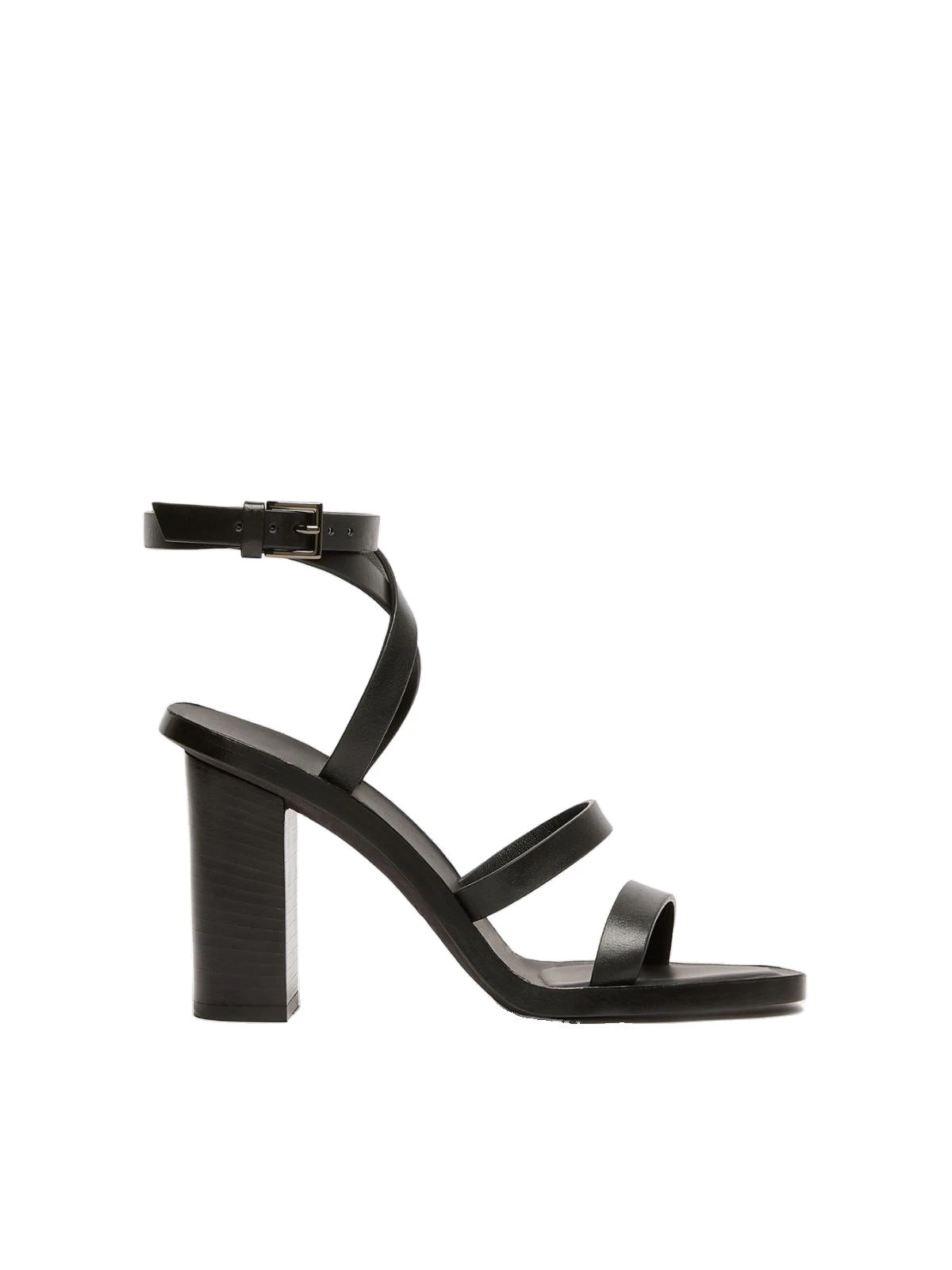 Max Mara Low-Sheen Leather Sandals in Black Max Mara Low-Sheen Leather Sandals in Black | Sandals | Luxury Shoes