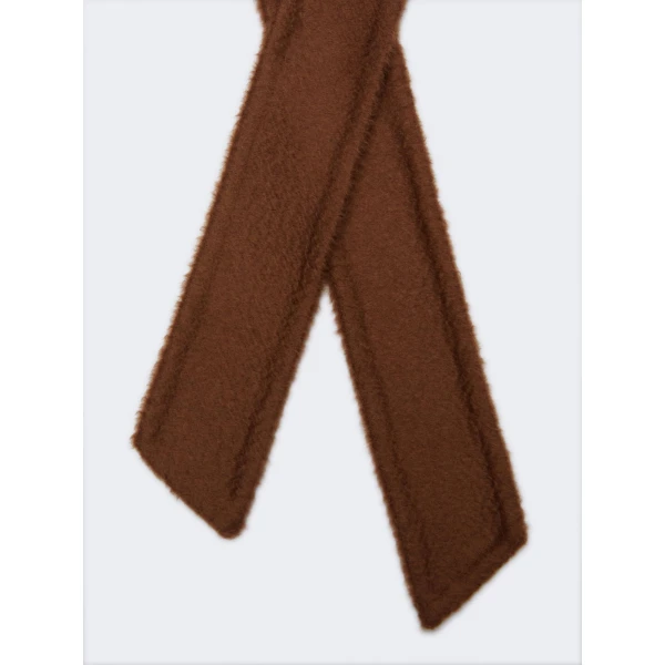 Max Mara Ludmilla Cashmere Belt in Tobacco | Belts | Luxury Shoes 