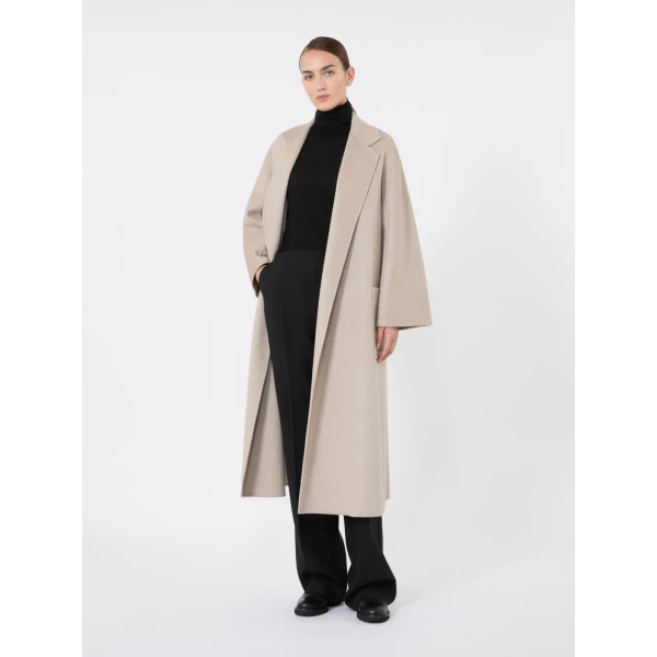 Max Mara Ludmilla Icon Coat in Sand | Coats | Luxury Shoes 