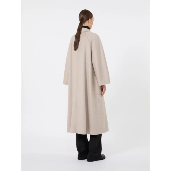 Max Mara Ludmilla Icon Coat in Sand | Coats | Luxury Shoes 