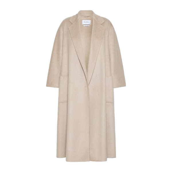 Max Mara Ludmilla Icon Coat in Sand | Coats | Luxury Shoes 