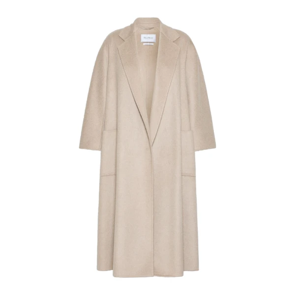 Max Mara Ludmilla Icon Coat in Sand | Coats | Luxury Shoes 