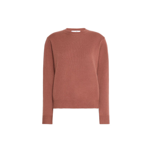 Max Mara Lume Cashmere Yarn Sweater in Antique Rose | Sweaters | Luxury Shoes 