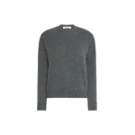 Max Mara Lume Cashmere Yarn Sweater in Dark Grey | Sweaters | Luxury Shoes 