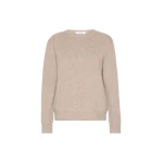 Max Mara Lume Cashmere Yarn Sweater in Sand | Sweaters | Luxury Shoes 