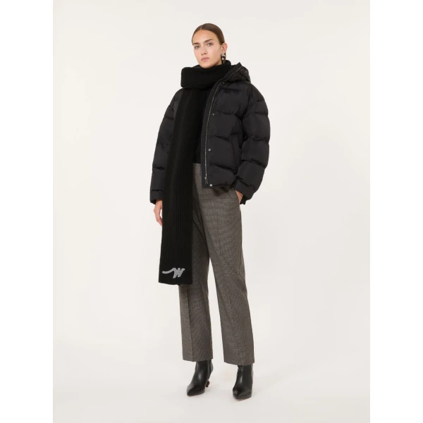 Max Mara Lusso Water-Repellent Taffeta Down Jacket in Black | Jackets | Luxury Shoes 
