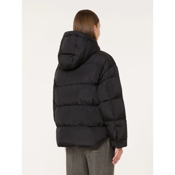Max Mara Lusso Water-Repellent Taffeta Down Jacket in Black | Jackets | Luxury Shoes 