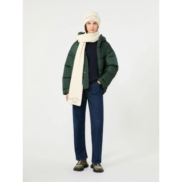 Max Mara Lusso Water-Repellent Taffeta Down Jacket in Dark Green | Jackets | Luxury Shoes 